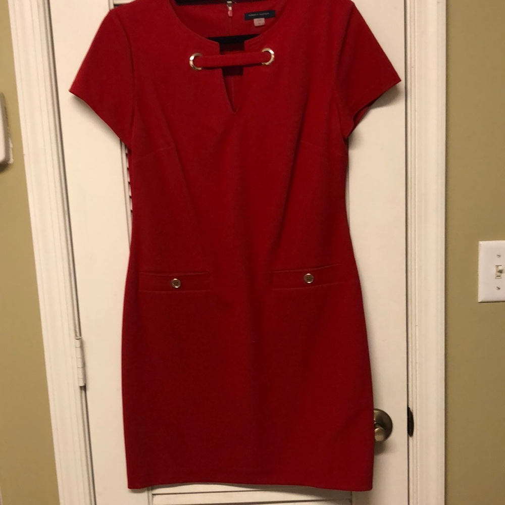 Red Tommy Hilfiger dress